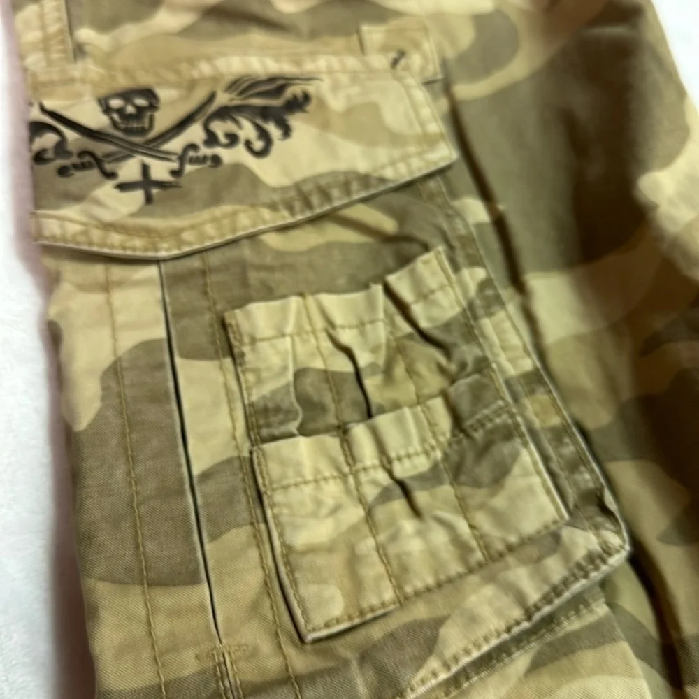 Old Navy Surplus Company Cotton Utility Camouflage Camo Cargo Pants Size 12